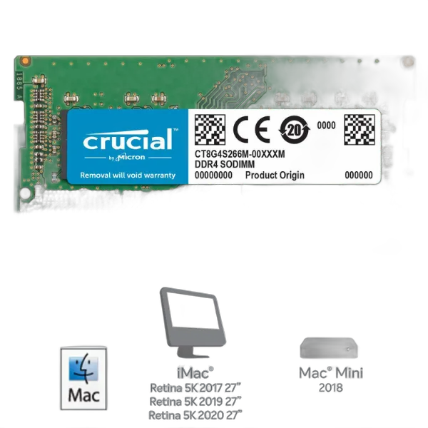Crucial 16GB DDR4 3200MHz Laptop RAM (SODIMM)