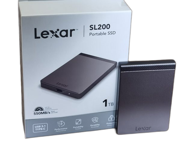 Lexar SL200 1TB Portable SSD (USB-C)