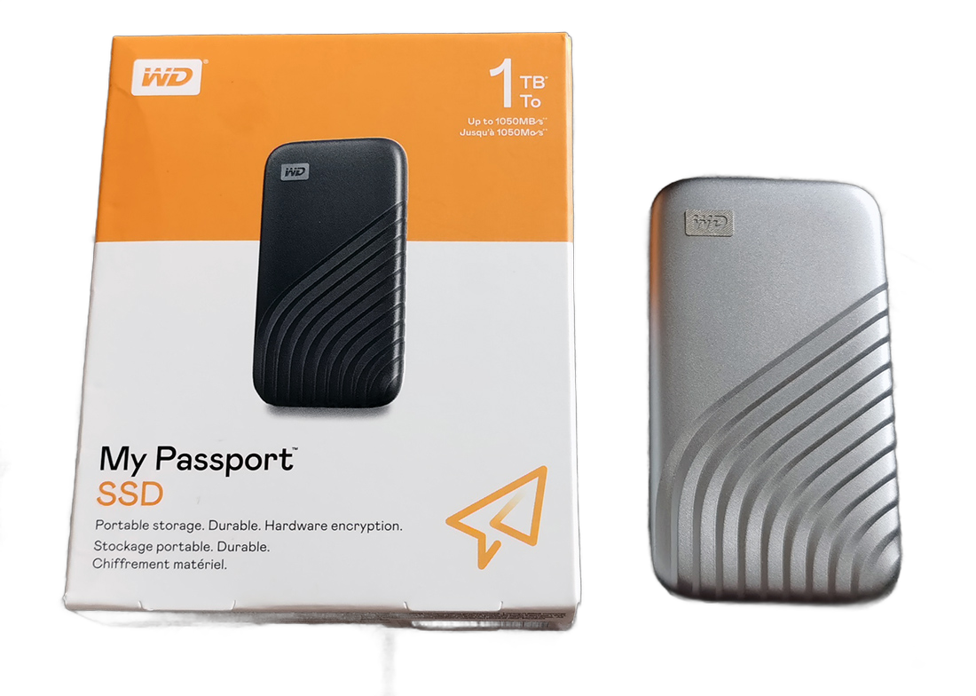 WD My Passport SSD 1TB Portable (USB-C)