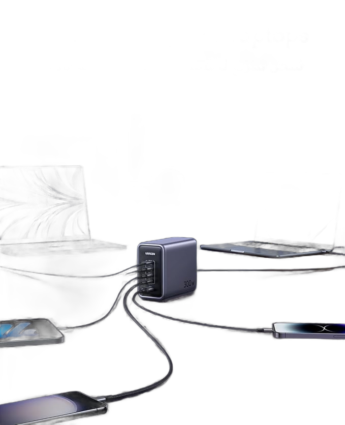 UGREEN Nexode 300W 5-Port PD GaN Fast Charger UK — view 2