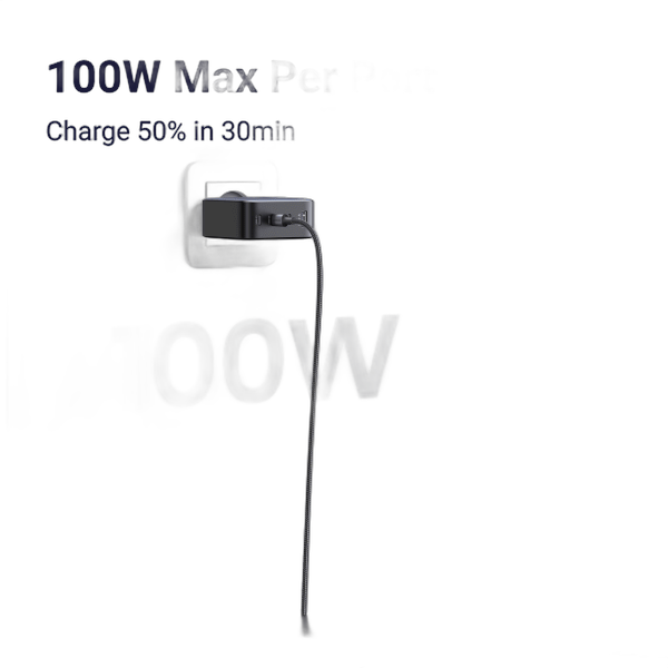 UGREEN Nexode S 100W 4-Port GaN Fast Charger UK — view 2