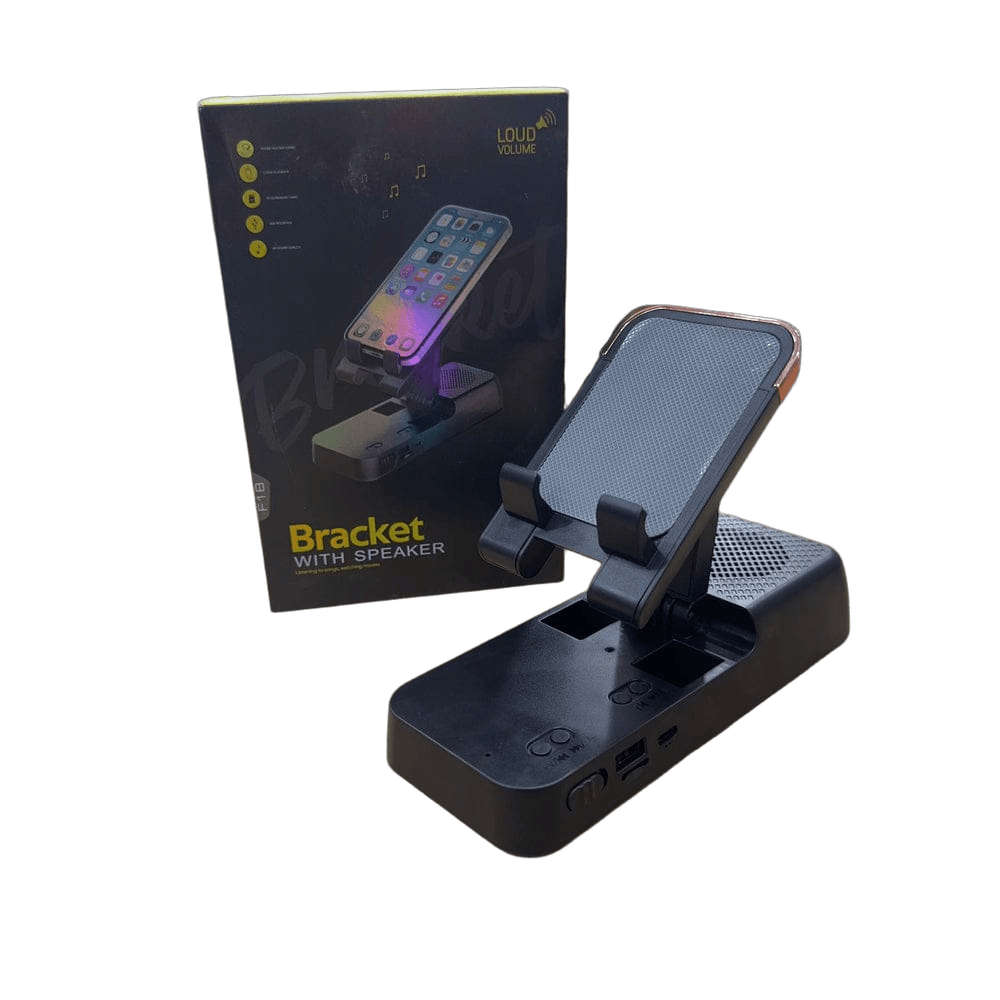 Mobile Phone Holder with Bluetooth Speaker F18