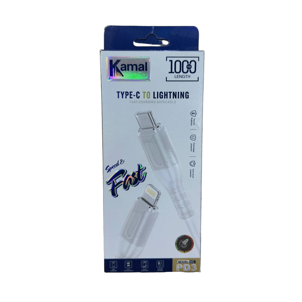 Kamal Type-C to Lightning Data Cable PD3